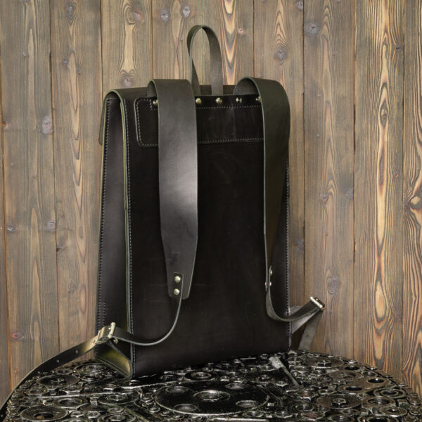 Рюкзак из ременной толстой кожи Made by Katunoff