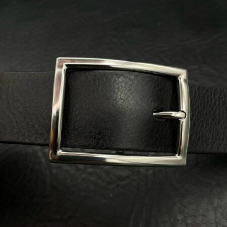 Кожаный ремень 35 мм, №34 титан черный