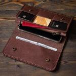 Большой кошелек из кожи ручной работы by Katunoff-2