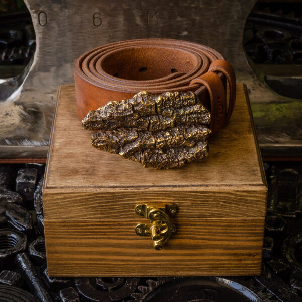Кожаный ремень Кора дуба made by Katunoff