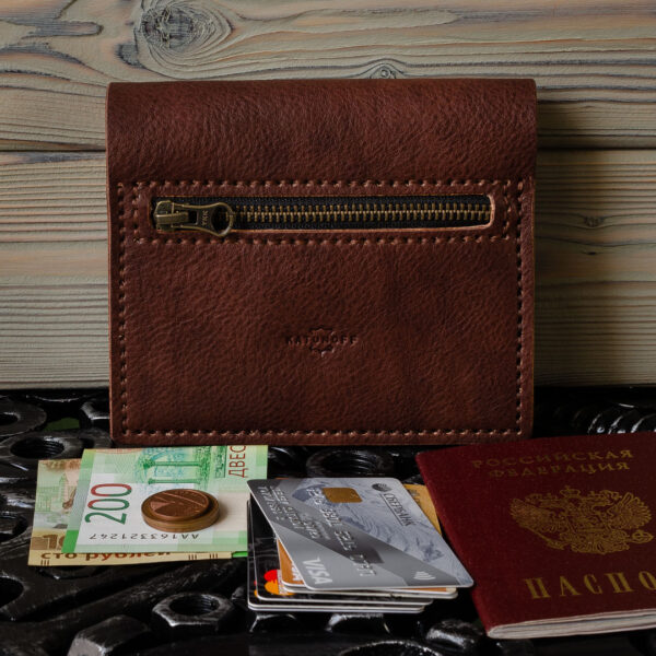 Кожаное портмоне для паспорта и автодокументов by Katunoff