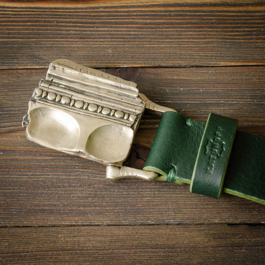 Кожаный ремень ручной работы Pantheon Италия