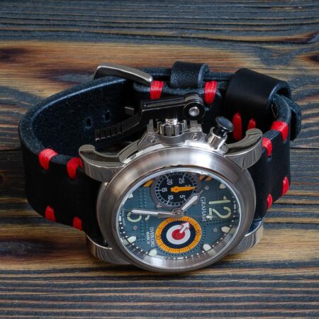 Брутальный кожаный ремешок ручной работы by Katunoff-26