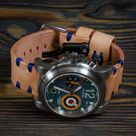 Брутальный кожаный ремешок ручной работы by Katunoff-10